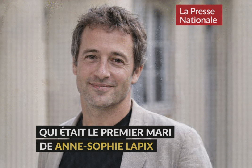 Qui était le premier mari de Anne-Sophie Lapix