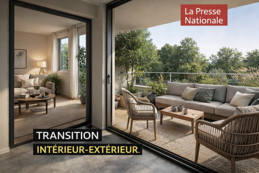 Transition intérieur-extérieur